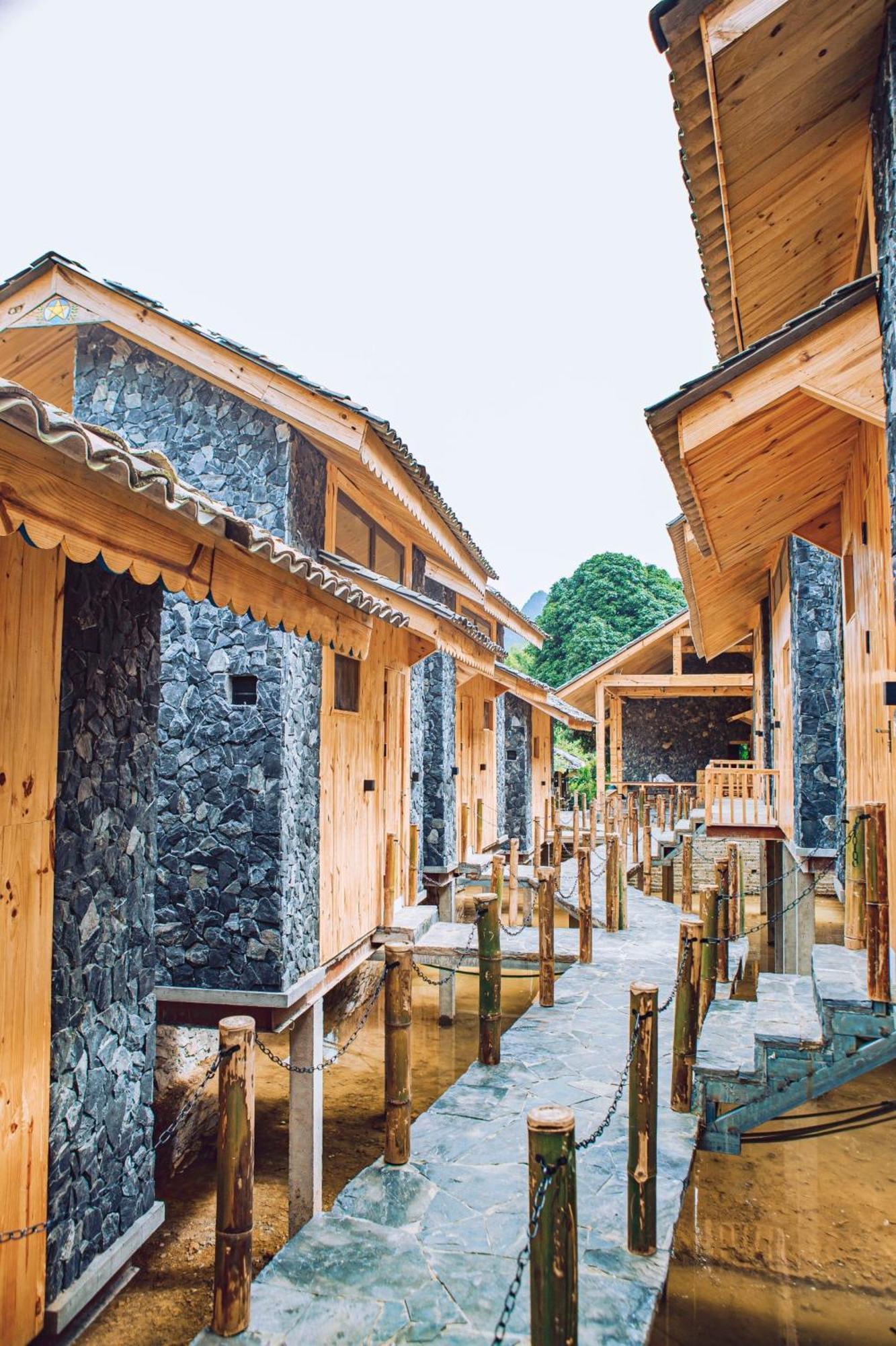 Chien'S Lodge Du Gia Làng Cac Exterior foto