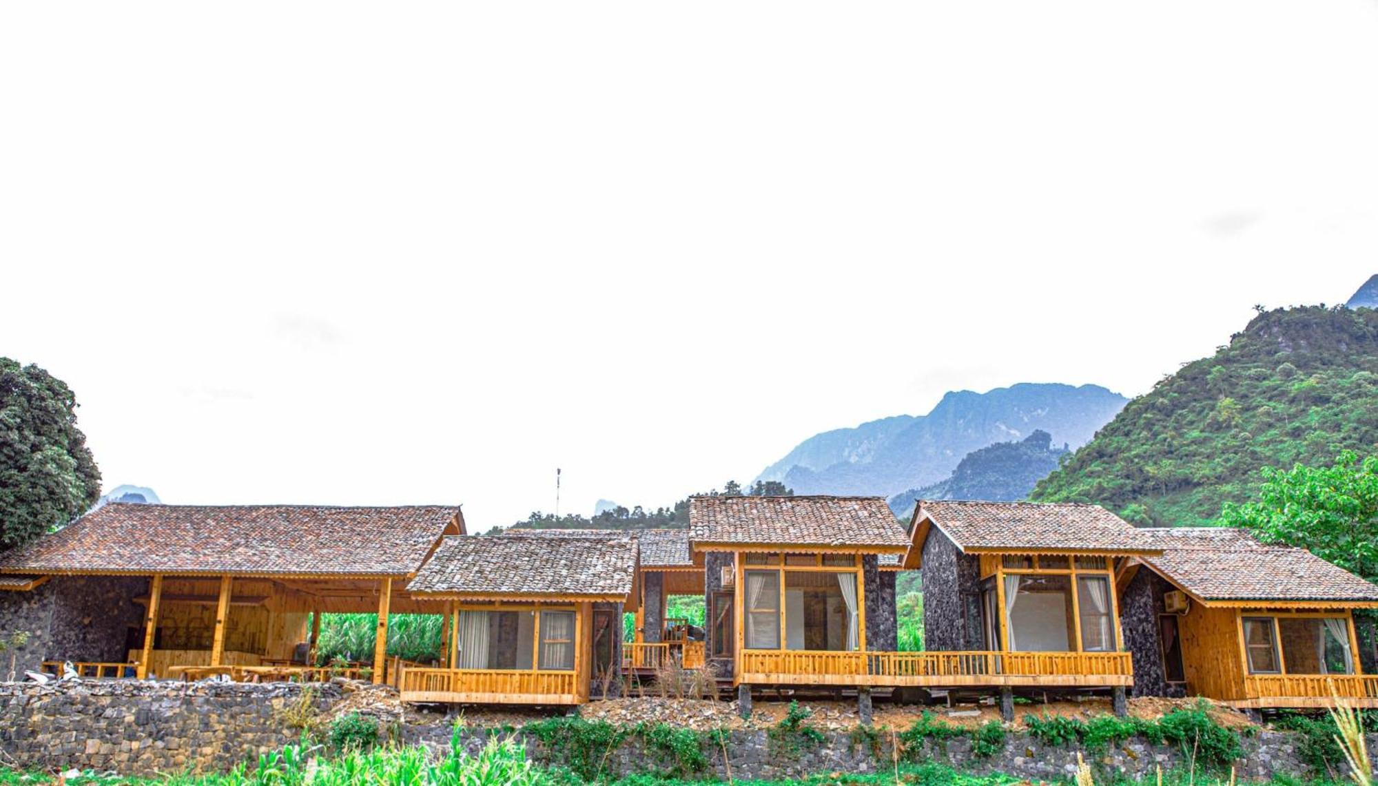 Chien'S Lodge Du Gia Làng Cac Exterior foto